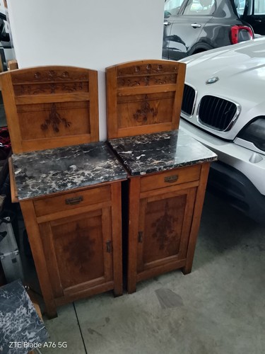 Coppia comodini legno con - legno,
