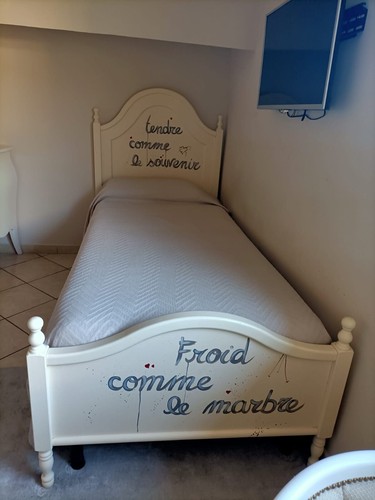 Letto singolo legno - singolo, in
