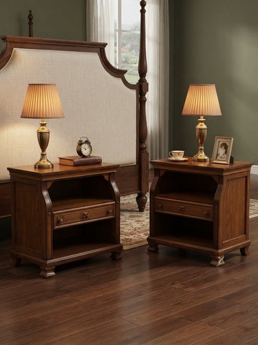 Coppia comodini legno - in,