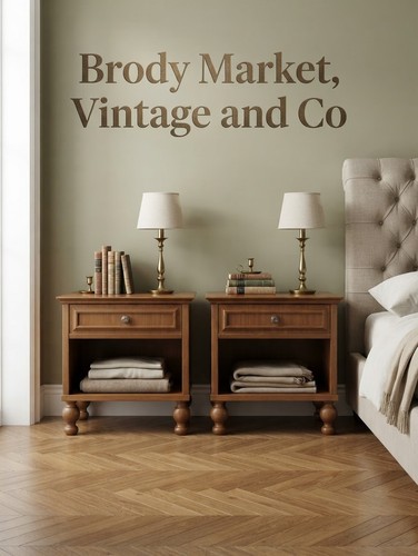 Coppia comodini legno - in,