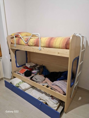 Letto castello con bascula - a,