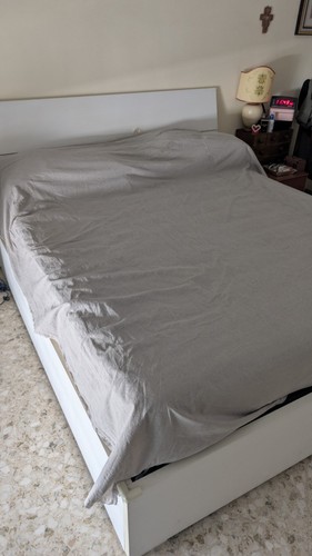 Letto matrimoniale contenitore - letto,