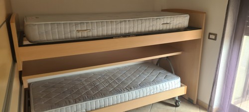 Boiserie con letti una - boiserie,