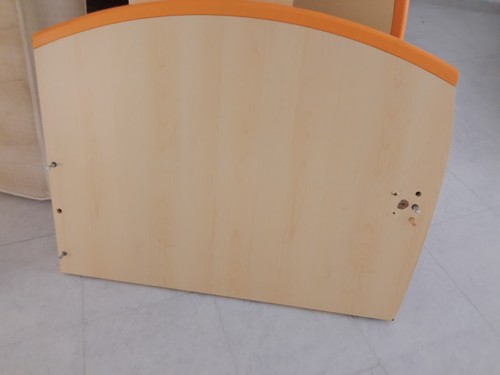Letto singolo usato - usato, arancione