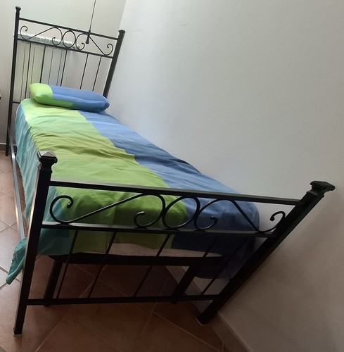 Letto singolo nero in - 90,