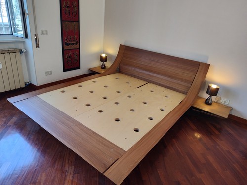 Presotto aqua noce letto - aqua,