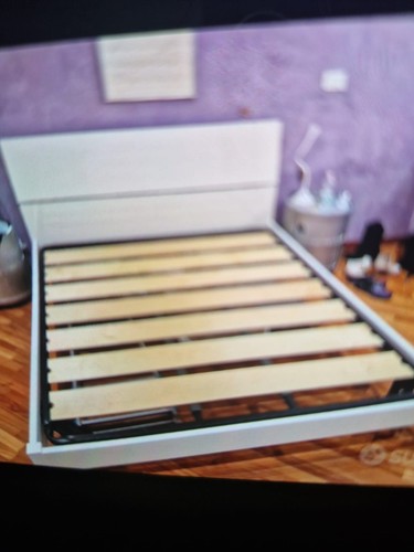 Letto matrimoniale legno - letto,