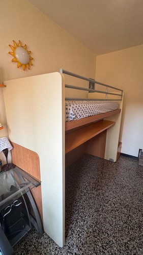 Letto soppalco singolo - a,