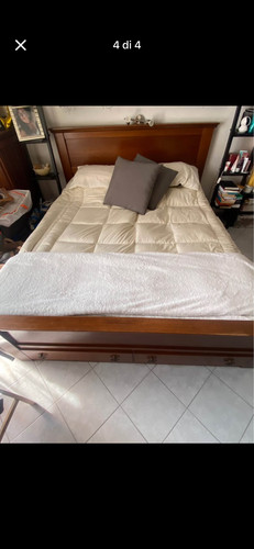 Letto matrimoniale con doghe - letto,