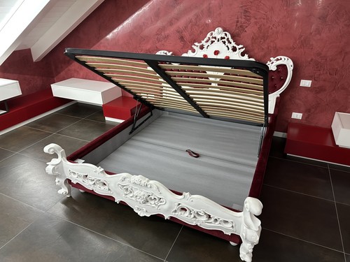 Letto matrimoniale barocco - letto,