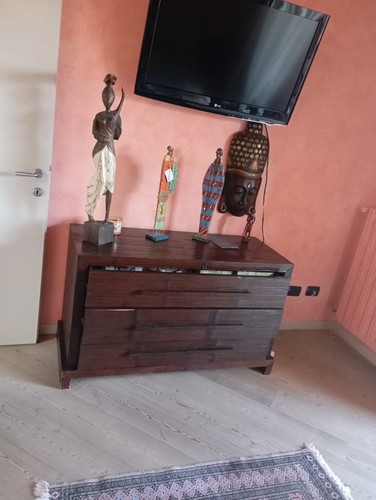 Letto 185x224xh22 comodini - 1,